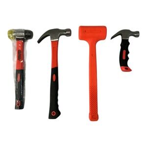 LOZAGU 4-Piece‎ Hammer Set (Dead Blow–Claw–Soft Mallet) – Mixed Condition